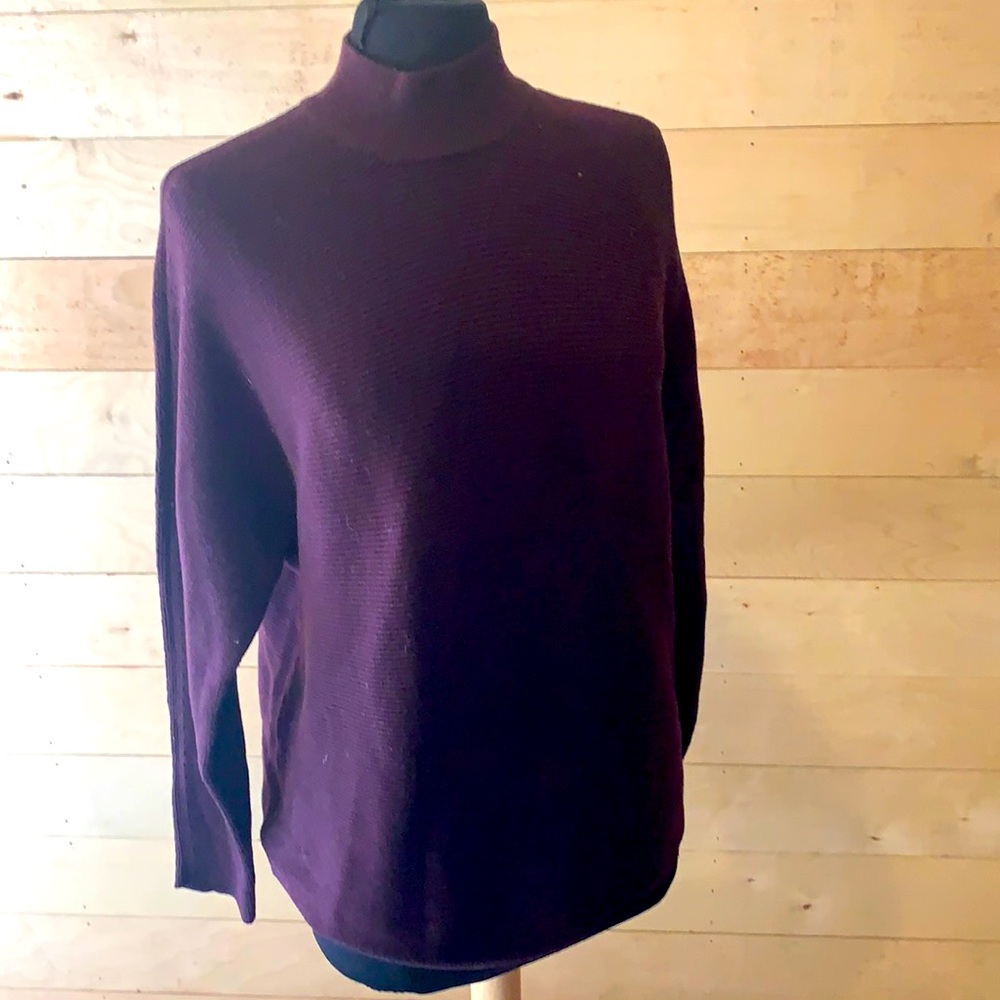 H & M Burgundy Sweater Medium